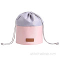 Drawstring Makeup Bags Travel Barrel Cosmetics Pouch Factory